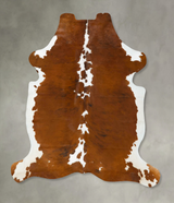 Tricolor X-Large European Cowhide Rug 7'6"H x 6'4"W #B23021 by Hudson Hides