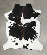 Tricolor X-Large European Cowhide Rug 7'4"H x 6'5"W #B23022 by Hudson Hides