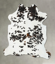 Tricolor X-Large European Cowhide Rug 7'3"H x 6'5"W #B23042 by Hudson Hides
