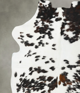 Tricolor X-Large European Cowhide Rug 7'3"H x 6'5"W #B23042 by Hudson Hides