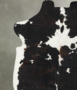 Tricolor X-Large European Cowhide Rug 7'4"H x 6'8"W #B23046 by Hudson Hides