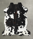 Tricolor X-Large European Cowhide Rug 7'1"H x 6'8"W #B23080 by Hudson Hides