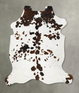 Tricolor X-Large European Cowhide Rug 7'2"H x 6'5"W #B23082 by Hudson Hides