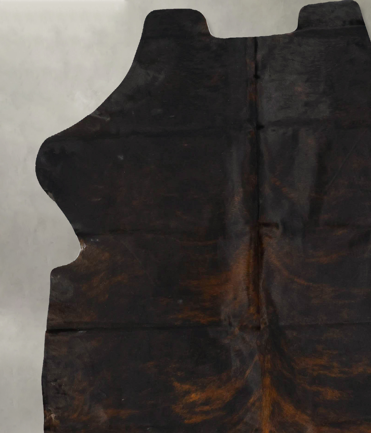 Dark Brindle X-Large European Cowhide Rug 7'0"H x 6'4"W #B23087 by Hudson Hides