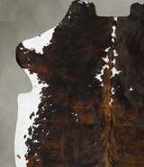 Tricolor X-Large European Cowhide Rug 7'2"H x 6'0"W #B23105 by Hudson Hides