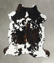 Tricolor XX-Large European Cowhide Rug 7'7"H x 7'2"W #B23114 by Hudson Hides