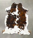 Tricolor XX-Large European Cowhide Rug 7'4"H x 6'11"W #B23116 by Hudson Hides