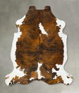 Tricolor XX-Large European Cowhide Rug 7'9"H x 6'10"W #B23128 by Hudson Hides