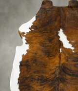 Tricolor XX-Large European Cowhide Rug 7'9"H x 6'10"W #B23128 by Hudson Hides