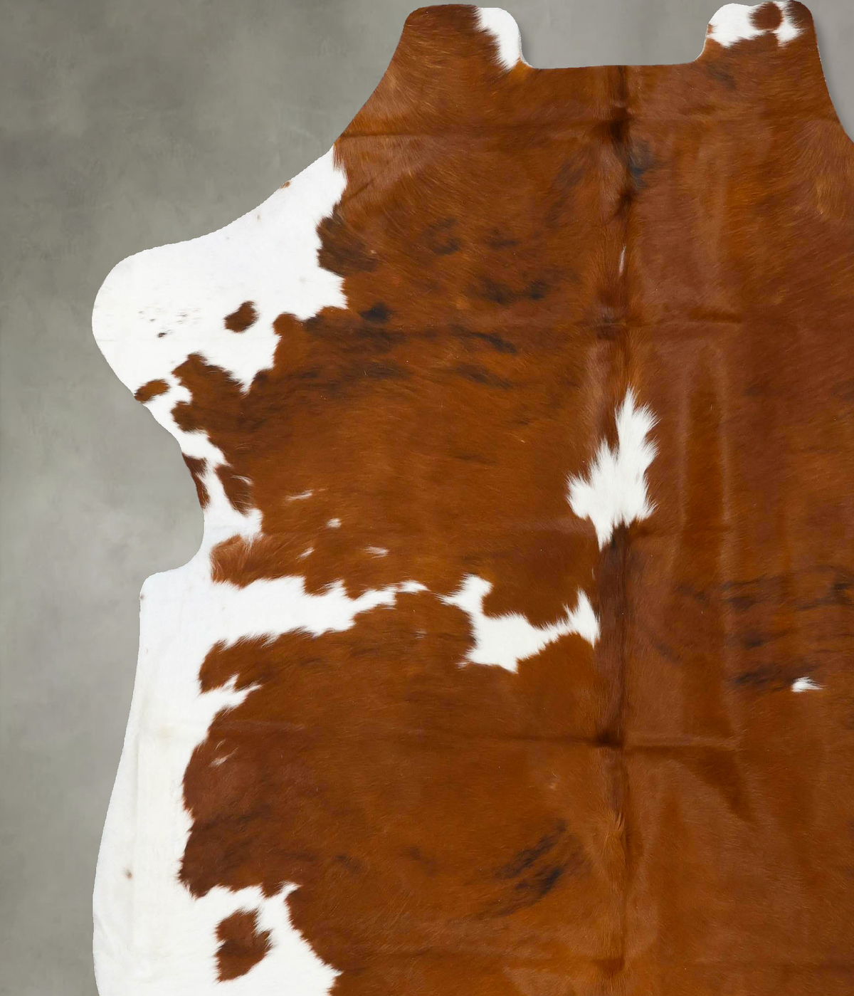 Tricolor XX-Large European Cowhide Rug 8'0"H x 7'3"W #B23129 by Hudson Hides