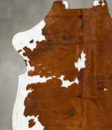 Tricolor XX-Large European Cowhide Rug 8'0"H x 7'3"W #B23129 by Hudson Hides