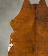 Medium Brindle XX-Large European Cowhide Rug 8'5"H x 7'4"W #B23136 by Hudson Hides