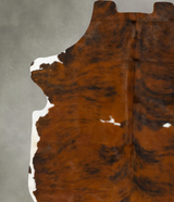 Tricolor XX-Large European Cowhide Rug 7'11"H x 6'10"W #B23143 by Hudson Hides