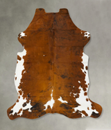 Tricolor XX-Large European Cowhide Rug 7'9"H x 6'8"W #B23144 by Hudson Hides