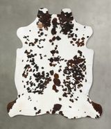 Tricolor XX-Large European Cowhide Rug 7'6"H x 6'10"W #B23148 by Hudson Hides