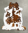 Tricolor X-Large European Cowhide Rug 7'5"H x 6'8"W #B23149 by Hudson Hides
