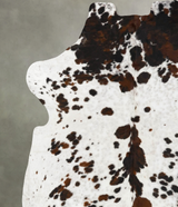 Tricolor XX-Large European Cowhide Rug 7'6"H x 6'9"W #B23150 by Hudson Hides