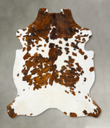 Tricolor XX-Large European Cowhide Rug 8'0"H x 6'7"W #B23151 by Hudson Hides