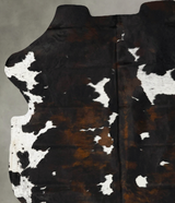Tricolor XX-Large European Cowhide Rug 8'6"H x 6'11"W #B23153 by Hudson Hides