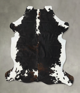 Tricolor XX-Large European Cowhide Rug 7'11"H x 7'0"W #B23157 by Hudson Hides