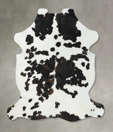 Tricolor XX-Large European Cowhide Rug 7'8"H x 6'8"W #B23176 by Hudson Hides