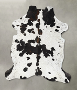 Tricolor XX-Large European Cowhide Rug 8'2"H x 6'9"W #B23178 by Hudson Hides