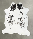 Tricolor XX-Large European Cowhide Rug 8'10"H x 7'8"W #B23179 by Hudson Hides