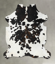 Tricolor XX-Large European Cowhide Rug 8'5"H x 7'6"W #B23180 by Hudson Hides
