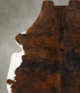 Tricolor XX-Large European Cowhide Rug 7'11"H x 6'5"W #B23183 by Hudson Hides