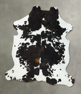 Tricolor XX-Large European Cowhide Rug 8'7"H x 7'0"W #B23198 by Hudson Hides