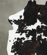 Tricolor XX-Large European Cowhide Rug 8'7"H x 7'0"W #B23198 by Hudson Hides