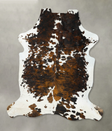 Tricolor XX-Large European Cowhide Rug 8'7"H x 7'1"W #B23200 by Hudson Hides