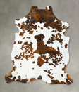 Tricolor XX-Large European Cowhide Rug 7'11"H x 6'8"W #B23201 by Hudson Hides