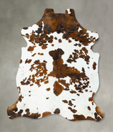 Tricolor XX-Large European Cowhide Rug 7'11"H x 6'8"W #B23201 by Hudson Hides