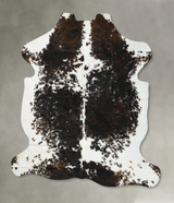 Tricolor XX-Large European Cowhide Rug 8'9"H x 7'0"W #B23206 by Hudson Hides