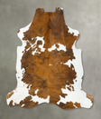 Tricolor XX-Large European Cowhide Rug 7'8"H x 6'11"W #B23207 by Hudson Hides