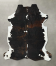 Tricolor XX-Large European Cowhide Rug 7'11"H x 7'0"W #B23209 by Hudson Hides