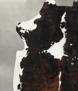 Tricolor X-Large European Cowhide Rug 7'7"H x 6'6"W #B23217 by Hudson Hides