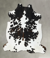 Tricolor XX-Large European Cowhide Rug 7'6"H x 7'0"W #B23218 by Hudson Hides
