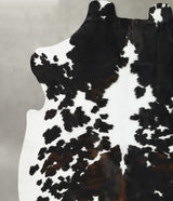 Tricolor XX-Large European Cowhide Rug 7'6"H x 7'0"W #B23218 by Hudson Hides