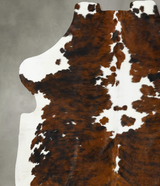 Tricolor XX-Large European Cowhide Rug 7'10"H x 7'2"W #B23219 by Hudson Hides