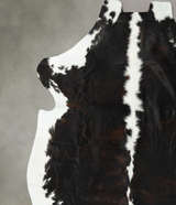 Tricolor XX-Large European Cowhide Rug 8'1"H x 7'3"W #B23227 by Hudson Hides