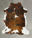 Tricolor XX-Large European Cowhide Rug 7'8"H x 6'7"W #B23234 by Hudson Hides