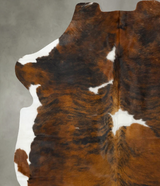 Tricolor XX-Large European Cowhide Rug 7'8"H x 6'7"W #B23234 by Hudson Hides