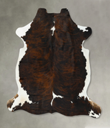 Tricolor XX-Large European Cowhide Rug 7'11"H x 7'0"W #B23240 by Hudson Hides