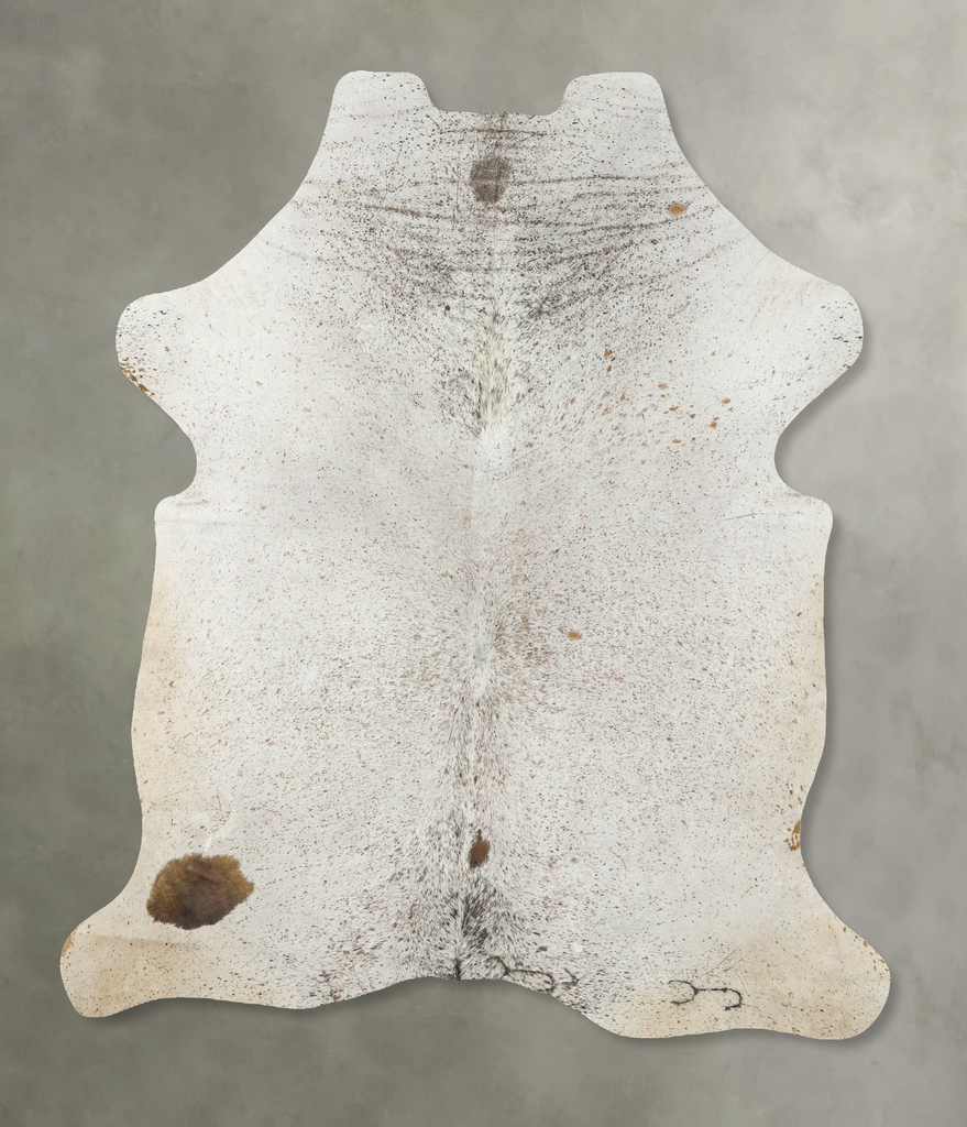 Salt and Pepper Black XX-Large European Cowhide Rug 7'11"H x 6'4"W #B23252 by Hudson Hides