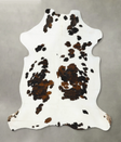 Tricolor XX-Large European Cowhide Rug 7'11"H x 7'6"W #B23269 by Hudson Hides