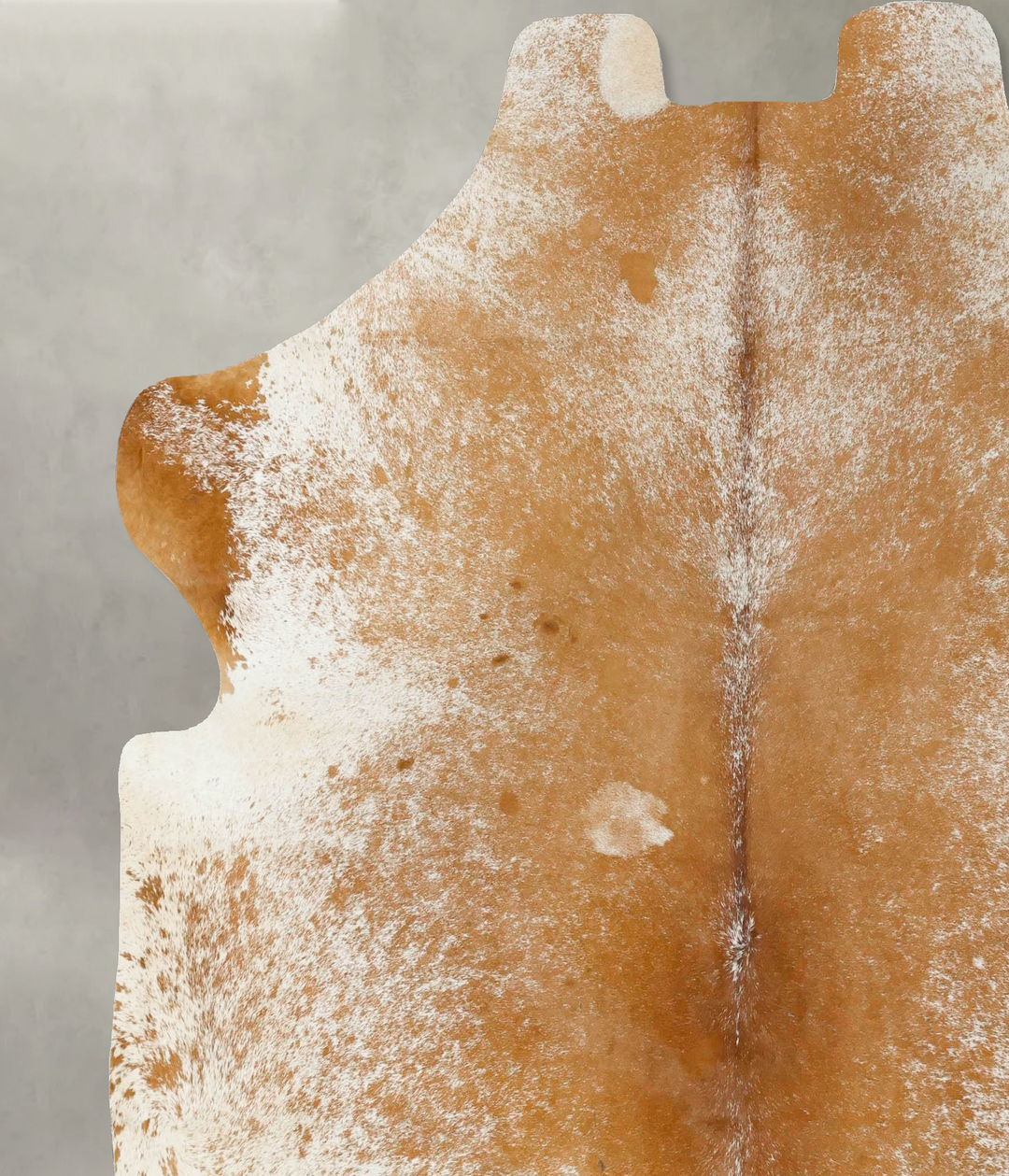 Salt and Pepper Brown X-Large European Cowhide Rug 7'1"H x 6'7"W #B233