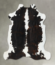 Tricolor XX-Large European Cowhide Rug 7'5"H x 7'2"W #B23311 by Hudson Hides