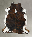 Tricolor X-Large European Cowhide Rug 7'6"H x 6'5"W #B23317 by Hudson Hides